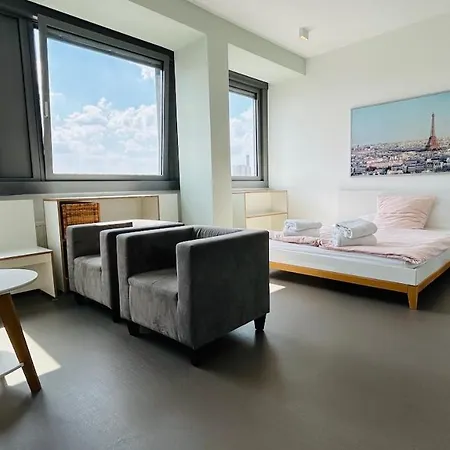 公寓 Skyview Studio At Kreuzberg-mitte *