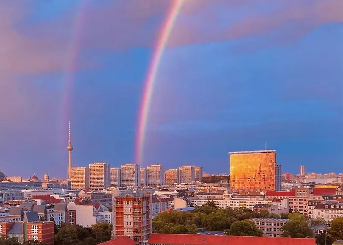 公寓 Skyview Studio At Kreuzberg-mitte