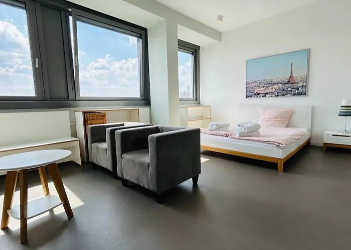 公寓 Skyview Studio At Kreuzberg-mitte *